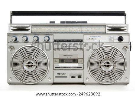Old cassette player Royalty-Free Stock Photo #249623092