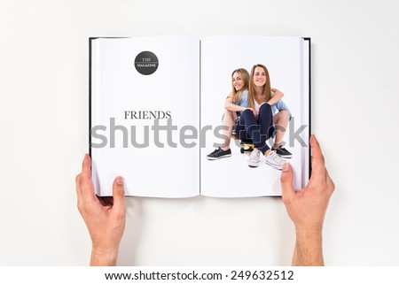 Friends with skate printed on book