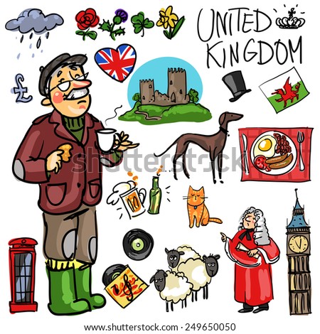 United Kingdom cartoon collection