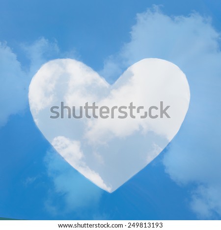 Cloud of heart