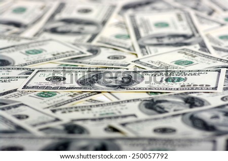 the many dollars. money background