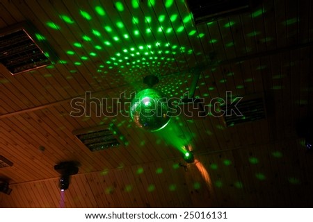 lighting equipment in the night club