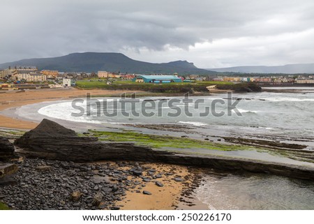 The seaside town of Bundoran in County Donegal, Ireland
