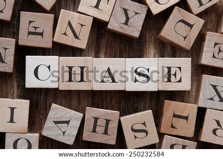 text of CHASE on cubes