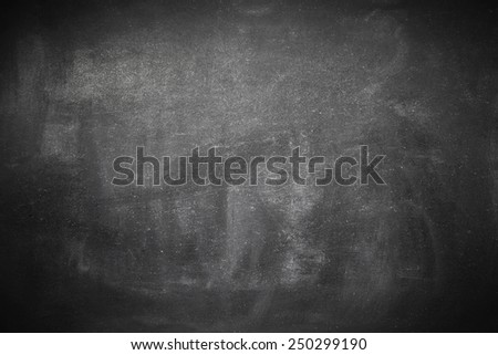 Blank washed blackboard frame Royalty-Free Stock Photo #250299190