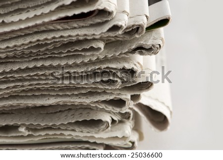 newspapers stack