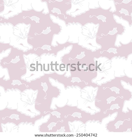 Pattern color of cats and mice