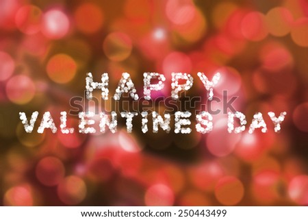 Bokeh Light Valentine's Day Background 