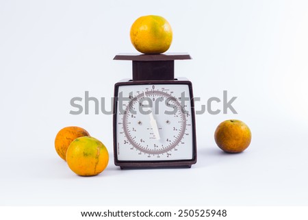 Scales fruit 