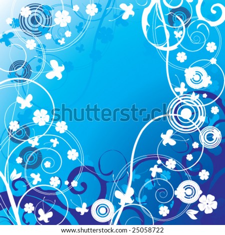 Vector  Floral background
