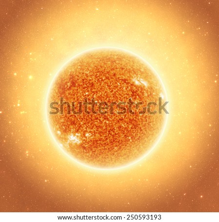 The Sun with Depth of Field Effect - Elements of this Image Furnished By Nasa