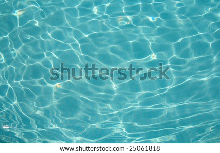 Sun reflections in pool water