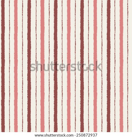Brush stripes vector seamless pattern. Color of the year 2015 Marsala.