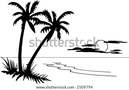 Palm Tree Seascape