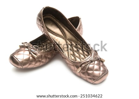 Female beige shoes