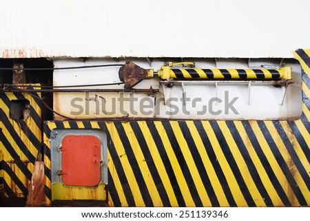 Rusty metal as background texture 