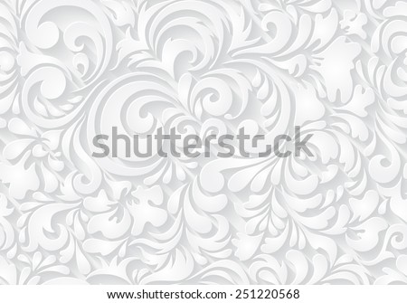 Vector seamless abstract pattern. Paper style. 