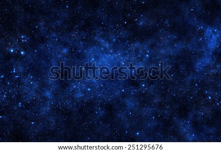 Starry Sky- Elements of this Image Furnished by NASA