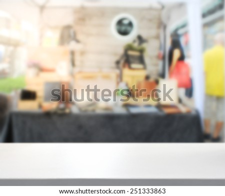 Abstract Blur Shopping Market of Background