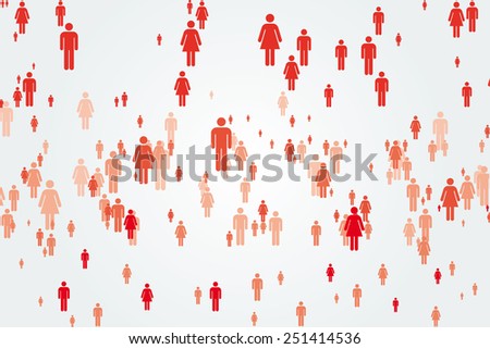 Abstract crowd 