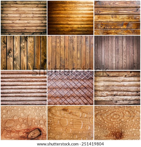 collection wood texture. background old panels