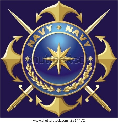 NAVY style badge