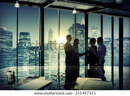 Business People Corporate Discussion Meeting Team Concept Royalty-Free Stock Photo #251497315