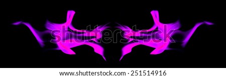 Fire purple pattern