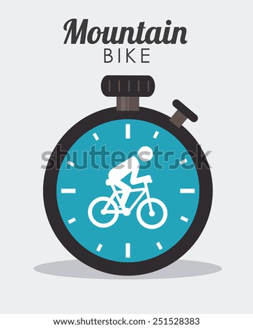 Bike design over white background, vector illustration.