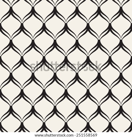 Vector seamless pattern. Modern stylish texture. Repeating abstract background