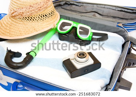 Packing a suitcase for summer