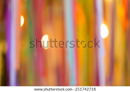 light blur in city abstract background on night