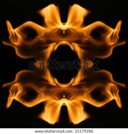 Beautiful fire flames background texture
