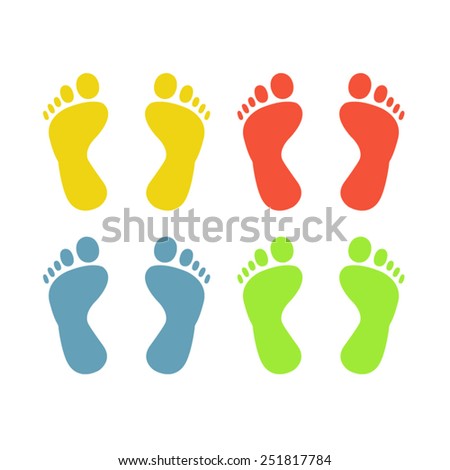 vector file of footprint