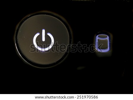 close up of Switch on - off
