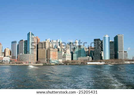 Pictures of the skyscrapers of Manhattan