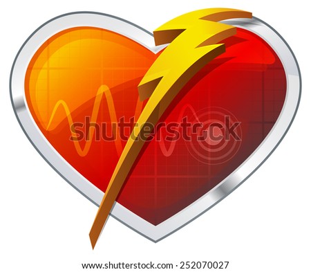 Heart Defibrillator - Illustration
