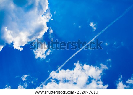 sky and cloud