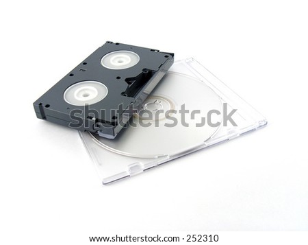 video cassette and dvd