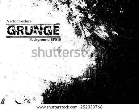 Grunge Black and White Distress Texture.