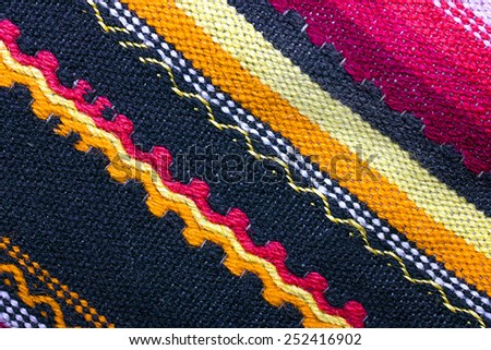 Background texture of colorful woolen knitted pattern