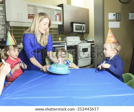 An Happy one Year Birthday children