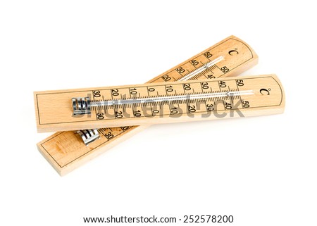 wooden termometer