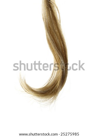 Curl of human Hair Royalty-Free Stock Photo #25275985