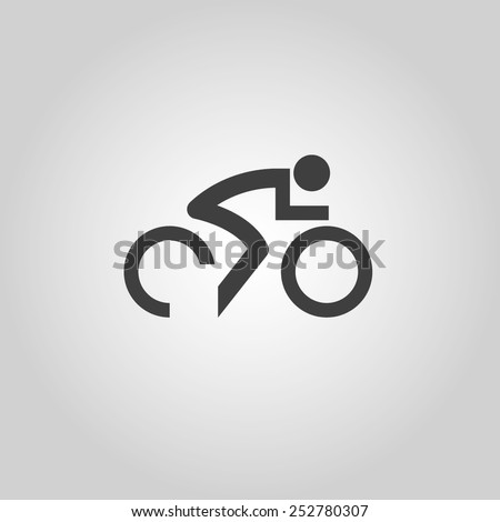 Cycling icon.