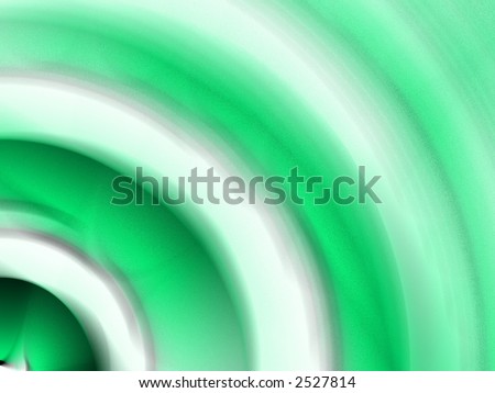 Green Curves - High Resolution Illustration