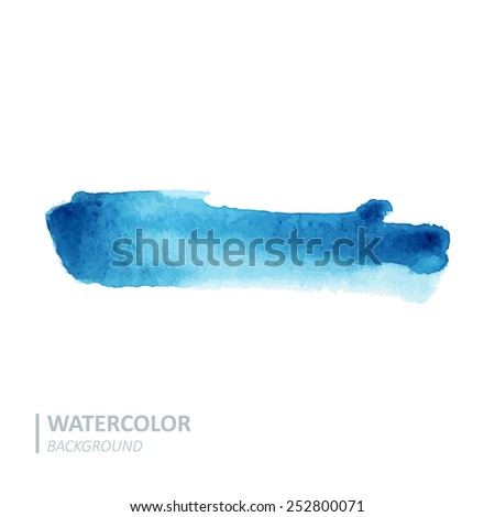 Vector Illustration of a Watercolor Background