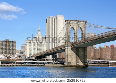 Manhattan and Brooklyn Bridge - New York City