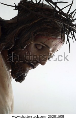 Jesus on the cross Royalty-Free Stock Photo #25281508