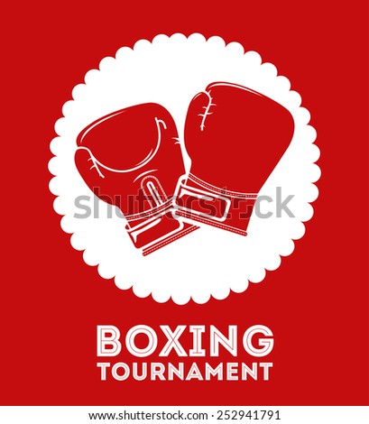 boxing emblem design, vector illustration eps10 graphic 